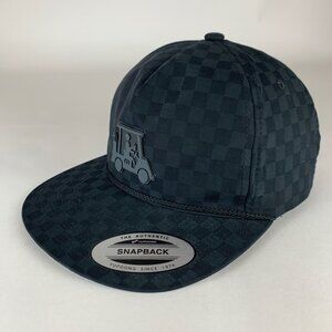 Travis Mathew Golf Mens Black Time of Arrival Roper Snapback Hat New